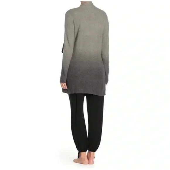 BAREFOOT DREAMS CozyChic Lite Ombre Calypso Wrap Cardigan Loden Carbon S/M - Picture 4 of 16